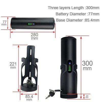 Bottle Tube Electric Bike Battery price